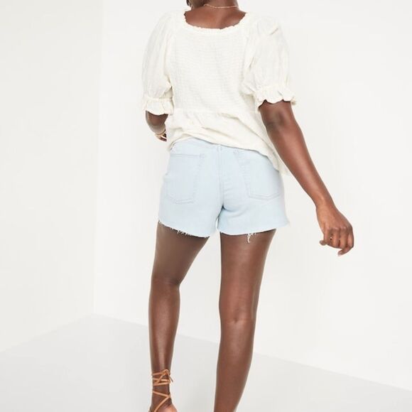 NWT- Old Navy- 18. Sky-Hi A-Line Denim Short - Picture 2 of 11